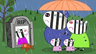 Zoe Zebra Please Come Back To Me  Peppa Pig Funny Animation [upl. by Ramed]