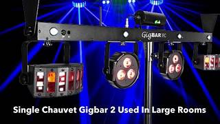 Single Chauvet Gigbar 2 Used In Large Rooms [upl. by Iturhs]