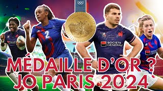 MÉDAILLE DOR POUR LA FRANCE AUX JO DE RUGBY À 7 [upl. by Zzahc750]