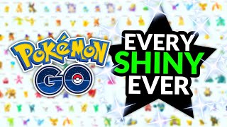 Every Shiny Pokémon EVER Released in Pokémon GO [upl. by Sacram]