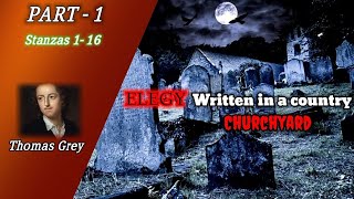 Elegy Written In a Country Churchyard  Thomas Grey  Line By Line Explaination  In Urdu  Hindi [upl. by Publea]