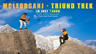 Delhi to Triund Trek in just Rs 4000  Experts Travel Guide  3 Travelers [upl. by Hadik]