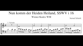 Samuel Scheidt – Nun komm der Heiden Heiland SSWV i 16 [upl. by Coppola]