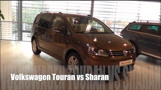 Volkswagen Touran vs Sharan [upl. by Ernaline]