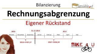 Rechnungsabgrenzung  eigener Rückstand [upl. by Pollerd]