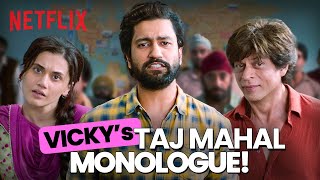 Vicky Kaushals ICONIC ENGLISH Monologue in Dunki  Feat SRK amp Taapsee Pannu [upl. by Ahsenik]