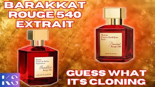 BARAKKAT ROUGE 540 EXTRAIT REVIEW  GUESS WHAT ITS CLONING [upl. by Aicenert152]