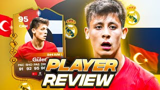 5⭐4⭐ 95 UEFA EURO MAKE YOUR MARK GULER SBC PLAYER REVIEW  Arda Güler  FC 24 Ultimate Team [upl. by Aelber]