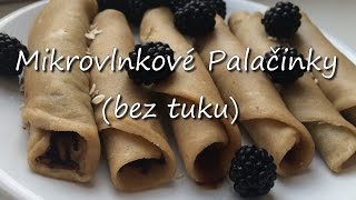 Mikrovlnková vegan palačinka bez tuku  RECEPT  HCLF Vegan [upl. by Teddi]