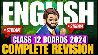 Complete English Revision in One shot Class 12 🔥 BOARDS 2024  Important Questions [upl. by Farah]