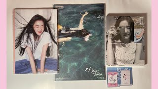 UNBOXING RED VELVET IRENE 1 Page of IRENE Photobook  Tabloid  Exclusive Ver [upl. by Eppesiug]