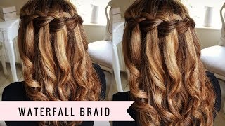 Waterfall Braid by SweetHearts Hair [upl. by Labaw]