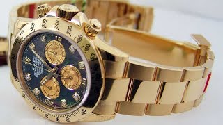 Rolex Cosmograph Daytona Yellow Gold 116528 Model Spotlight [upl. by Eiramait]