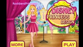 Disney Princess Dress Design Game [upl. by Sel]