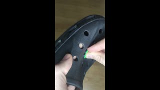 How To Insert And Remove Crocs Jibbitz Charms Correctly [upl. by Mailiw]