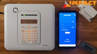 Visonic PowerMaster10 with PowerG Technology Panel configuration for mobile application Part 2 [upl. by Hayse680]