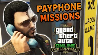 How To UnlockPlay The Payphone Hit Missions in GTA 5 Online The Contract DLC [upl. by Ahcatan171]