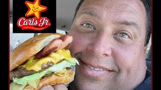 Carls Jr® Most American Thickburger REVIEW [upl. by Aneekahs363]