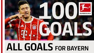 Lewandowskis Century  100 Bayern Goals [upl. by Ro]