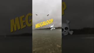 Megaloop at Comox Goose Spit shorts fyp kiteloop kiteboarding surf kitesurfing storm fyp [upl. by Kinimod]