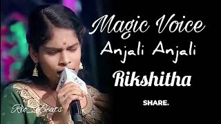 Anjali Anjali 🥰Magical voice from Rikshita🥲 [upl. by Nyrek]