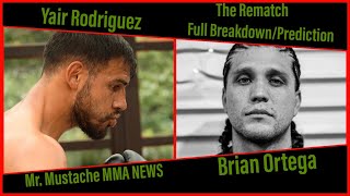 Mr Mustache Rambles On About Yair Rodriguez Vs Brian Ortega 2 At ufcnoche [upl. by Kilan]