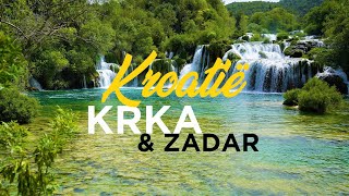 KRKA Watervallen en ZADAR in 4K  Drone  KROATIË Rondreis Deel 3 [upl. by Yme]