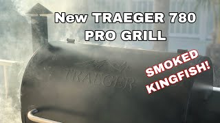 New Traeger 780 Pro grill And SMOKER Kingfish [upl. by Cavanagh]