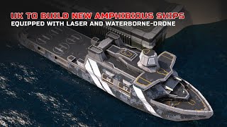 UK Navy to Build New Class of Amphibious Warfare Vessels Equipped with Laser and Waterborne Drone [upl. by Akeylah]