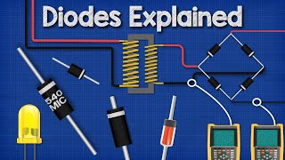 Diodes Explained  The basics how diodes work working principle pn junction [upl. by Atiuqihc]