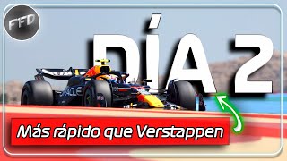 Checo baja el tiempo de Verstappen y Ferrari sorprende  Día 2 pretemporada Bahrain 2024  F1FD [upl. by Dorcia]