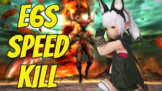 【FFXIV】E6S SPEEDKILL 712 Black Mage PoV 190327 rDPS [upl. by Amhser192]