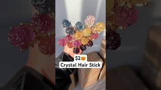 Let’s get you some proper crystal hair sticks😌 fluorite crystalhairstick crystaljewelry [upl. by Rainger]