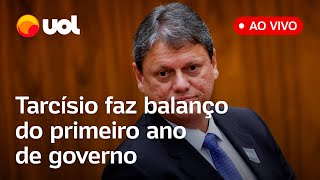 🔴 Tarcísio ao vivo Governador de SP apresenta os resultados do primeiro ano de gestão do Estado [upl. by Suisyola]