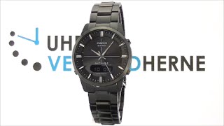 Casio Funkuhr FunkSolar Uhr Herrenarmbanduhr LCWM170DB1AER schwarz [upl. by Pryor]