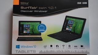 TrekStor SurfTab twin 101  erster Eindruck Nachtrag [upl. by Etnahsa525]