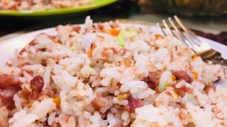 Quick amp Easy CORNED BEEF LOAF FRIED RICE recipe [upl. by Ardeed815]