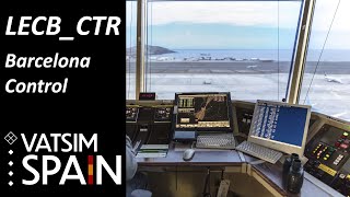 VATSIM ATC  Barcelona Control LECBCTR  ✈ Levante Fully Staffed Event ✈ [upl. by Ransell]