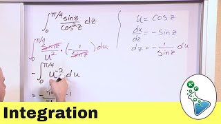 Practice with Integration by Substitution in Calculus [upl. by Olihs]