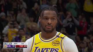 The Lakers put the Bronny in with 7 second left in the game [upl. by Endres]