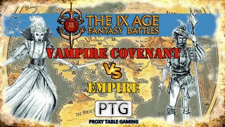 334 Vampire Covenant vs Empire of Sonnstahl  Battle Report  Art of War 666  The 9th Age T9A [upl. by Glick]