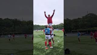 RUGBY LINEOUT LIFTING DRILL [upl. by Hassi35]