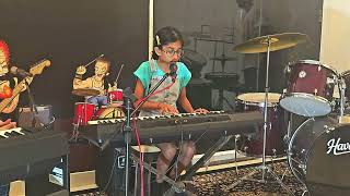 Myrah playing piano and Singing [upl. by Afrikah]