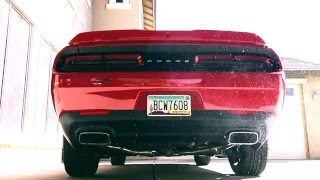 2015 Dodge Challenger RT 57L Straight Pipe Exhaust [upl. by Dosh]