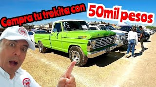 Mas camionetas para trabajo desde 40mil pesos tianguis de autos en venta mexico [upl. by Dukey]