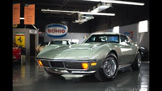 1972 Corvette LT1  37735 Miles Great Condition Steel Cities GrayBlack  Seven Hills Motorcars [upl. by Cichocki]