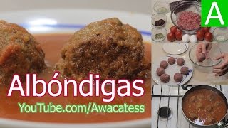 Albondigas en Salsa Chipotle Rellenas de Huevo Cocido Cocina Mexicana Recetas Faciles y Economicas [upl. by Holton856]