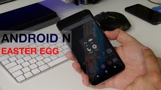 How to get to Android N quotNougatquot easter egg [upl. by Mayyahk292]