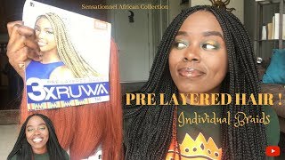 Sensationnel Aquatex PreLayered Hair BOX BRAIDS [upl. by Lamprey]