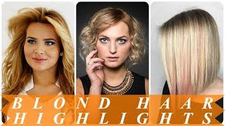 Blond haar met highlights en lowlights [upl. by Mayce113]